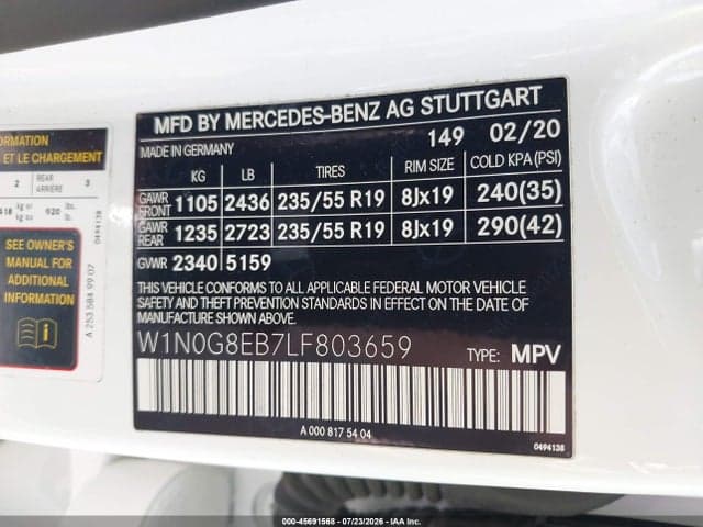 2020 MERCEDES-BENZ GLC 300 4MATIC 9