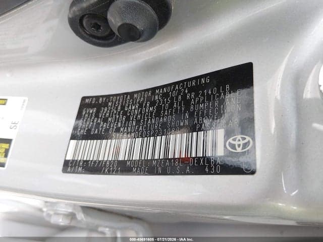 2025 TOYOTA COROLLA LE 9