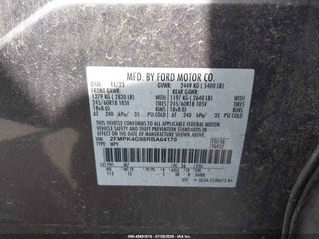 2024 FORD EDGE SE 9