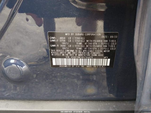 2024 SUBARU OUTBACK LIMITED 9