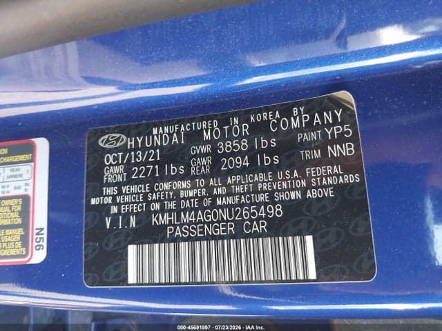2022 HYUNDAI ELANTRA SEL 9