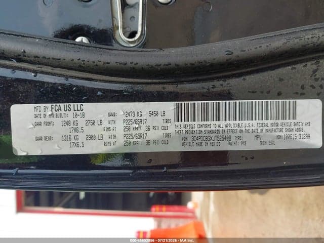 2018 DODGE JOURNEY SXT 9