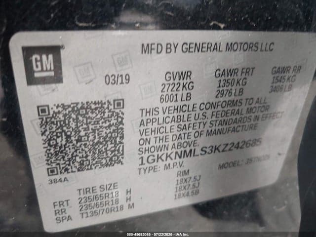2019 GMC ACADIA SLT-1 9