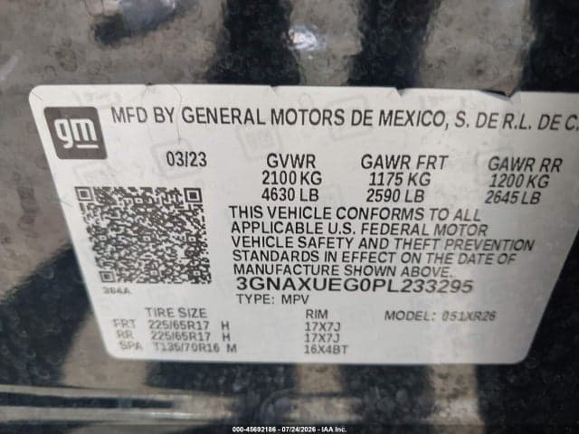 2023 CHEVROLET EQUINOX AWD LT 9