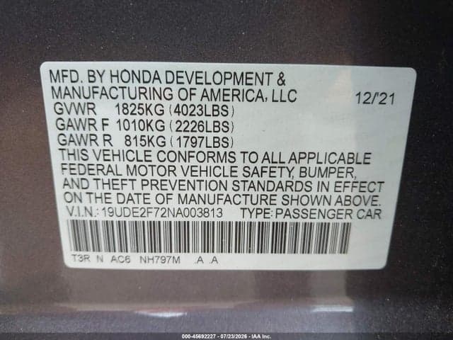 2022 ACURA ILX PREMIUM PACKAGE 9