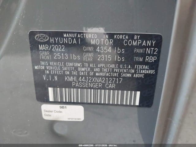 2022 HYUNDAI SONATA SEL PLUS 9