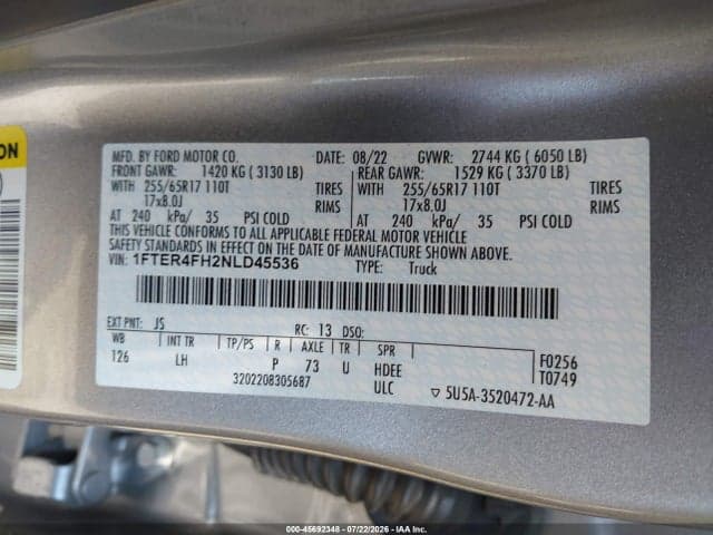 2022 FORD RANGER XLT 9