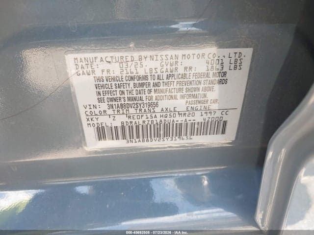 2025 NISSAN SENTRA SR 9