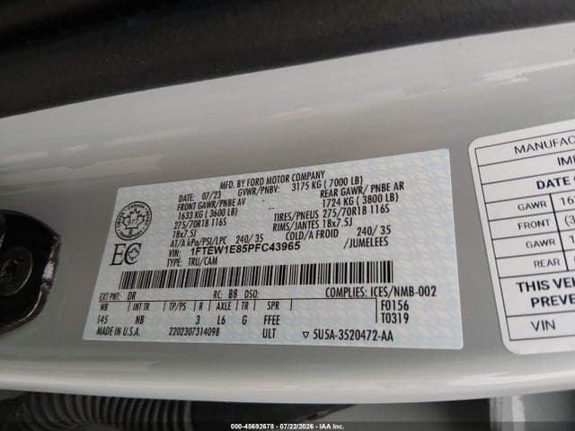 2023 FORD F-150 TREMOR 9