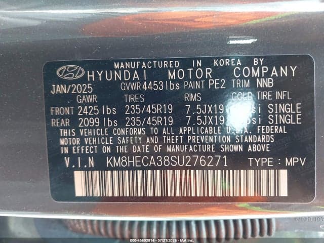 2025 HYUNDAI KONA LIMITED 9