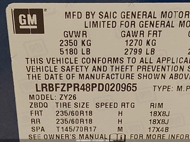 2023 BUICK ENVISION ESSENCE AWD 9
