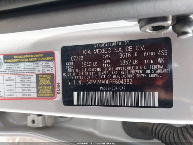 2023 KIA RIO LX 9