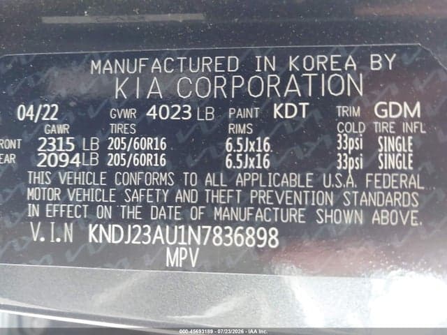 2022 KIA SOUL LX 9