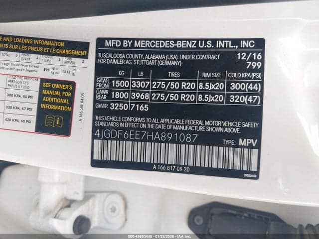 2017 MERCEDES-BENZ GLS 450 4MATIC 9