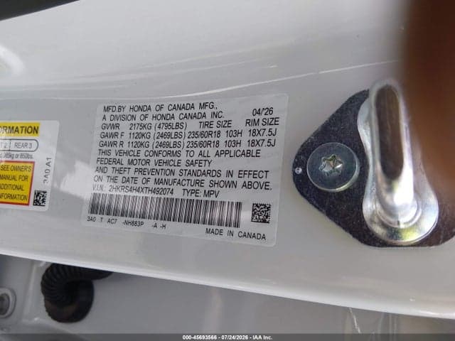 2026 HONDA CR-V EX AWD 9