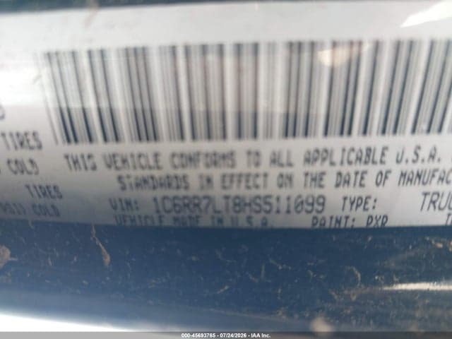 2017 RAM 1500 LONE STAR 4X4 5'7 BOX 9