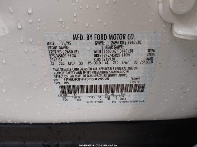 2026 FORD EXPLORER PLATINUM 9