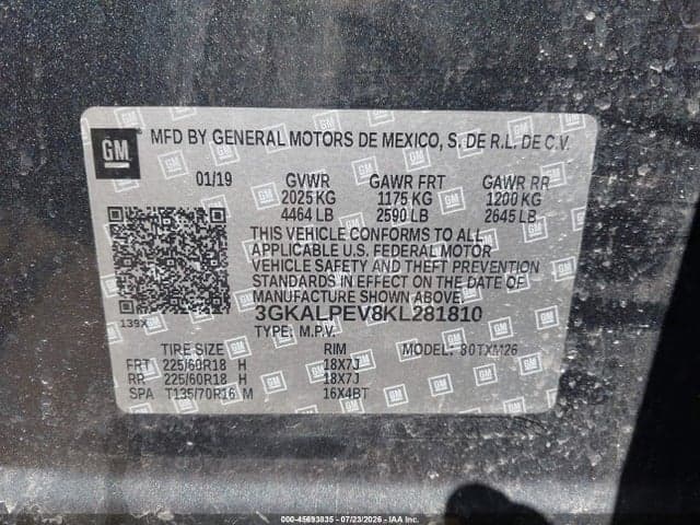2019 GMC TERRAIN SLT 9