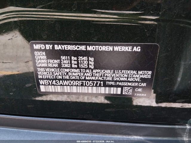 2024 BMW I4 GRAN COUPE EDRIVE35 8