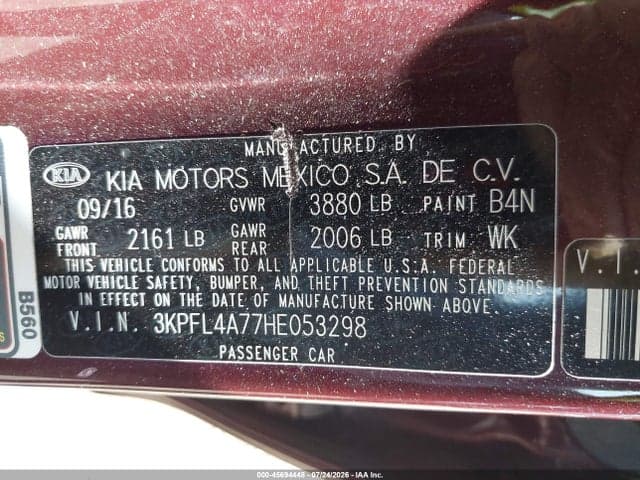 2017 KIA FORTE LX 9