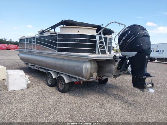 2017 PONTOON BOAT AND TRAILER 3