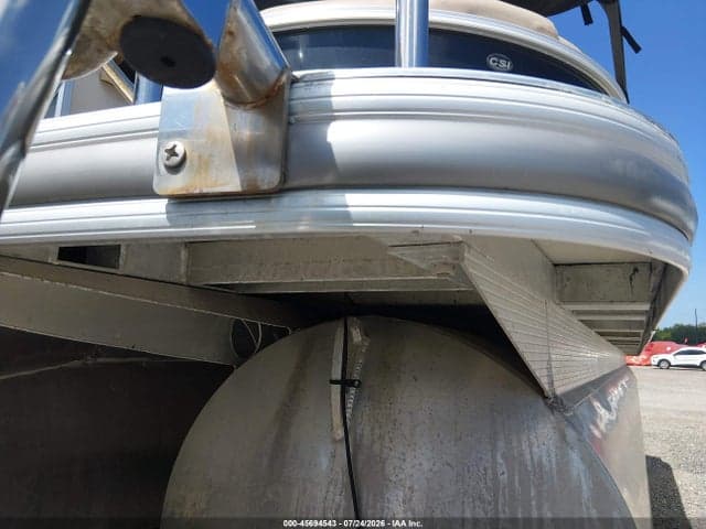 2017 PONTOON BOAT AND TRAILER 9