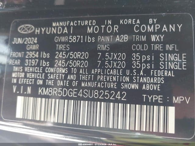 2025 HYUNDAI PALISADE LIMITED 9