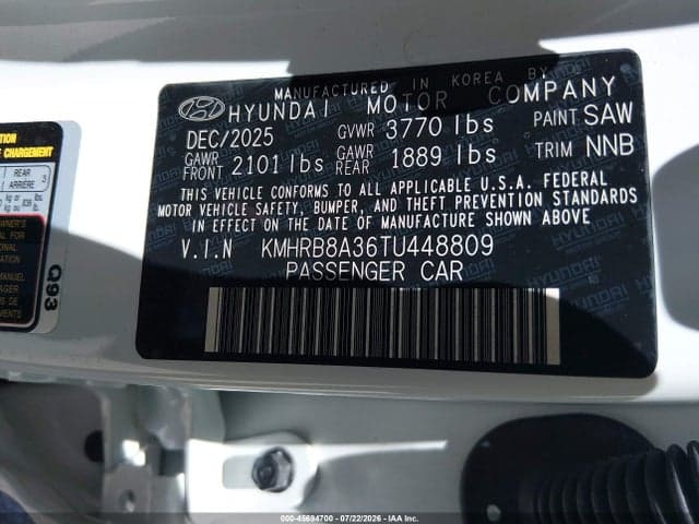 2026 HYUNDAI VENUE SE 9