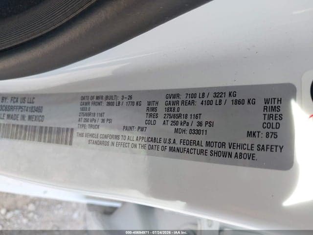2026 RAM 1500 9