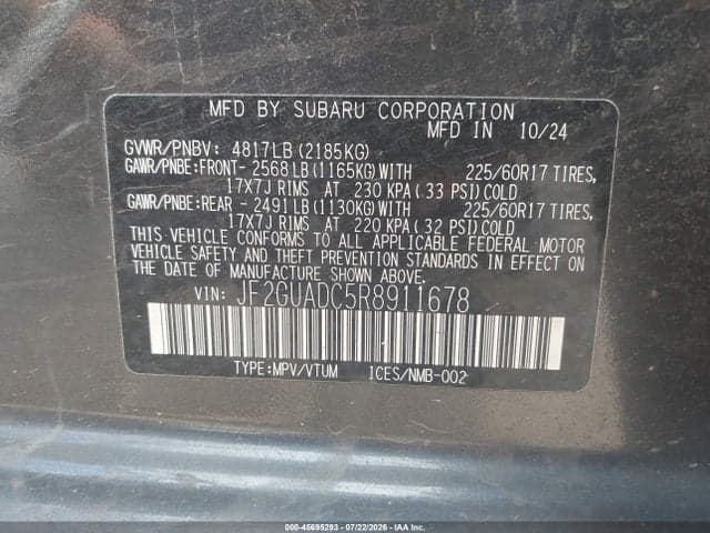 2024 SUBARU CROSSTREK PREMIUM 9
