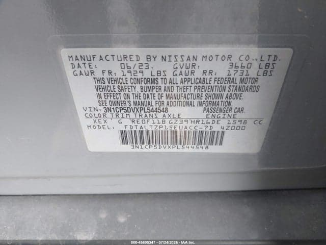 2023 NISSAN KICKS SR XTRONIC CVT 9