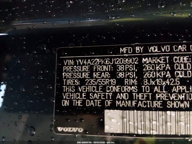 2018 VOLVO XC90 T6 MOMENTUM 9