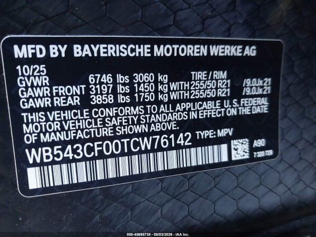 2026 BMW IX XDRIVE45 9