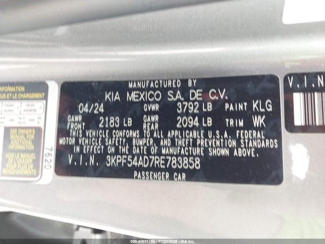 2024 KIA FORTE GT-LINE 9