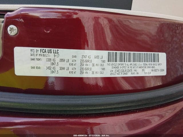 2018 CHRYSLER PACIFICA TOURING L PLUS 9