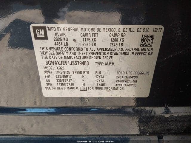 2018 CHEVROLET EQUINOX LT 9