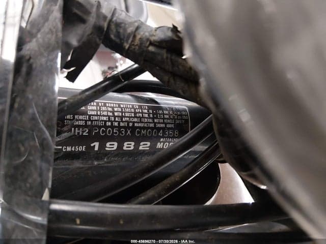 1982 HONDA CM450 E 10