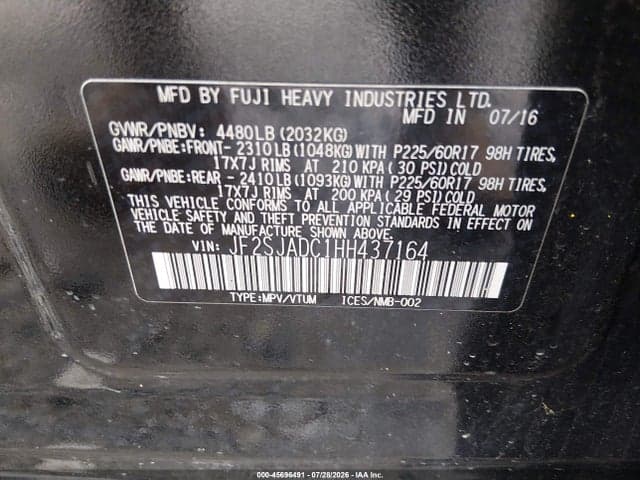 2017 SUBARU FORESTER 2.5I PREMIUM 9