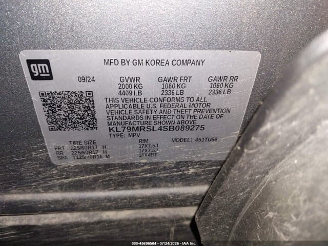 2025 CHEVROLET TRAILBLAZER AWD LT 9