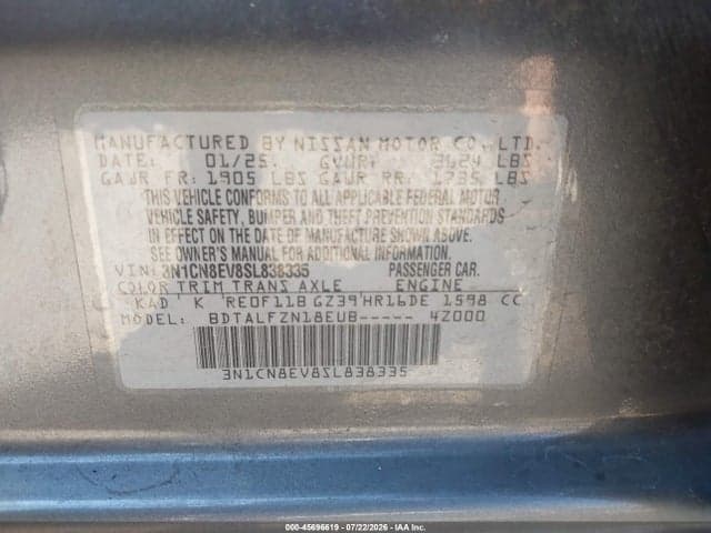 2025 NISSAN VERSA 1.6 SV 9