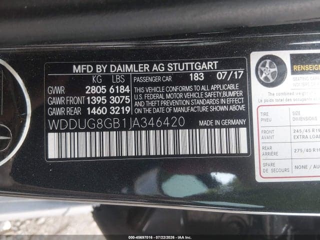 2018 MERCEDES-BENZ S 560 4MATIC 9