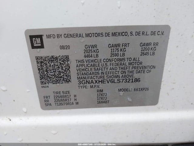 2020 CHEVROLET EQUINOX FWD LS 9