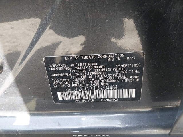 2024 SUBARU CROSSTREK PREMIUM 9