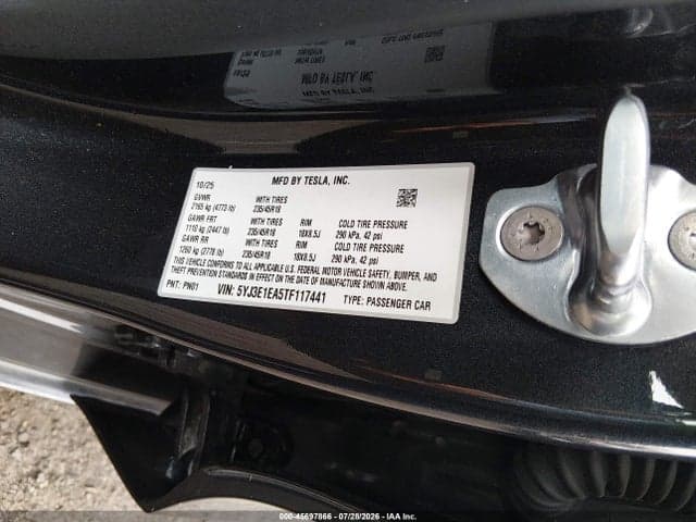 2026 TESLA MODEL 3 PREMIUM REAR-WHEEL DRIVE/REAR-WHEEL DRIVE 9