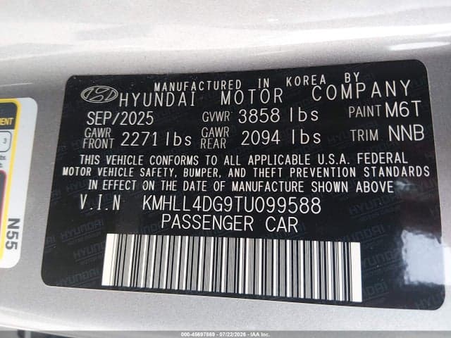 2026 HYUNDAI ELANTRA SE 9