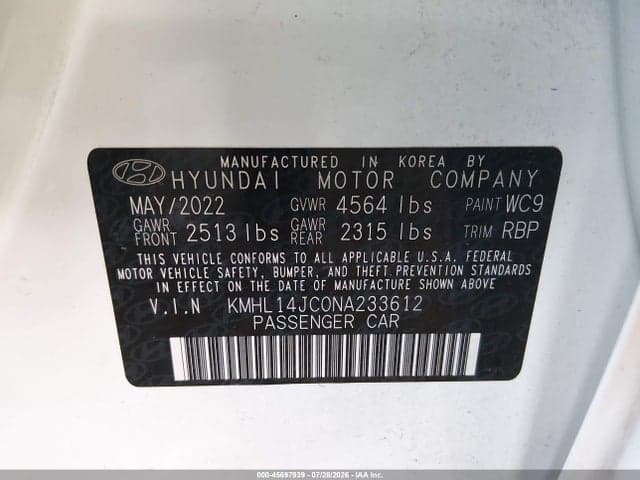 2022 HYUNDAI SONATA N LINE 9