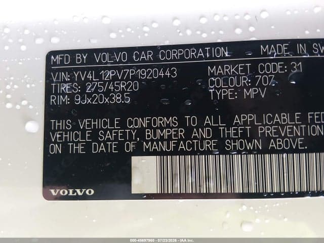 2023 VOLVO XC90 B5 CORE 9