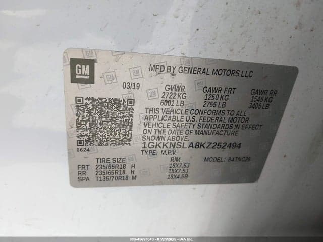 2019 GMC ACADIA SLE-2 9
