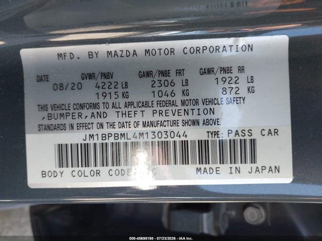 2021 MAZDA MAZDA3 PREMIUM 9