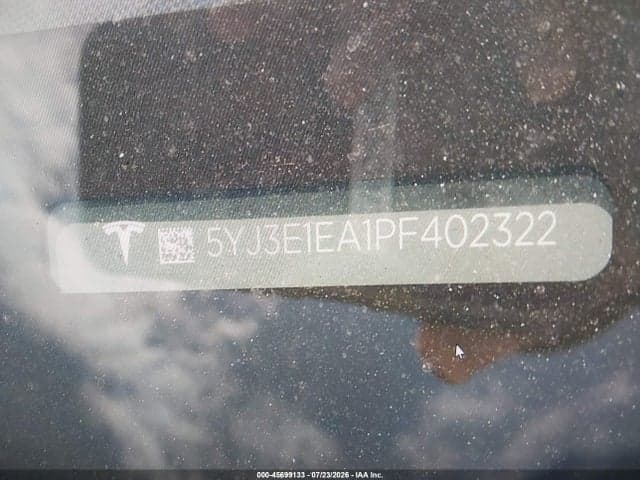 2023 TESLA MODEL 3 REAR-WHEEL DRIVE 9